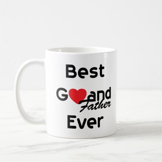 Bester großartiger Vater überhaupt Kaffeetasse (Links)