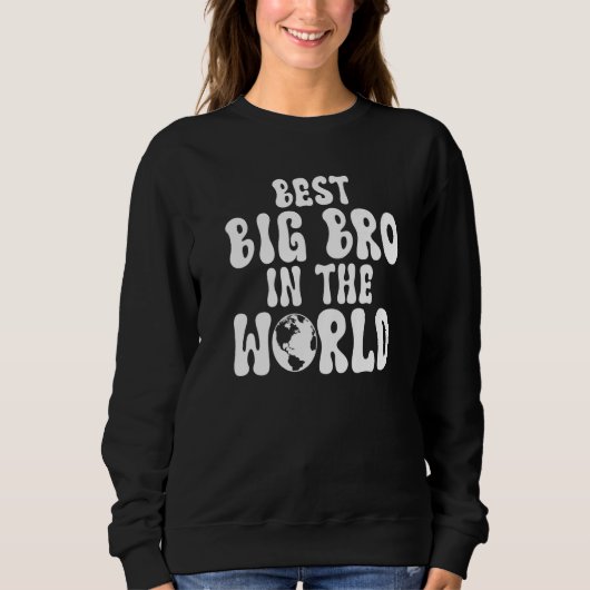 Bester großer Bruder der Welt Big Brother Sweatshirt (Vorderseite)