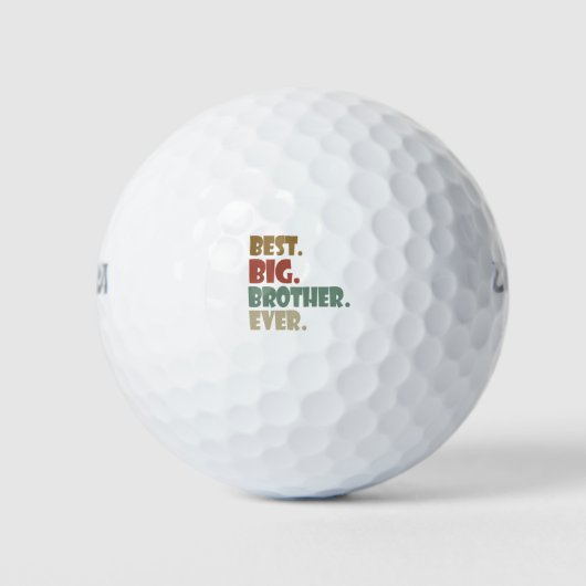 Bester großer Bruder je älter werdender Teenager-G Golfball (Vorderseite)