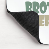 Bester großer Bruder je älter werdender Teenager-G Mousepad (Ecke)