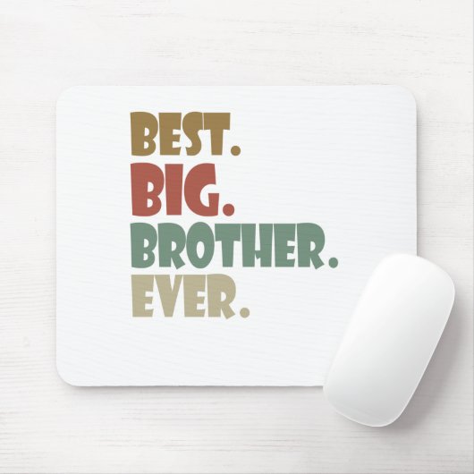 Bester großer Bruder je älter werdender Teenager-G Mousepad (Mit Mouse)