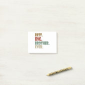 Bester großer Bruder je älter werdender Teenager-G Post-it Klebezettel (Auf Schreibtisch)