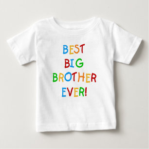 Bester großer Bruder je Baby T-shirt