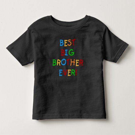 Bester großer Bruder je Kleinkind T-shirt (Vorderseite)