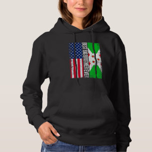 Bester großer Bruder je Vatertag Burundi Us Fla Hoodie