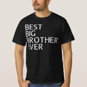 Bester großer Bruder T-Shirt (Vorderseite)