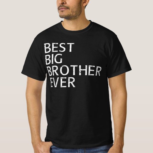 Bester großer Bruder T-Shirt (Vorderseite)