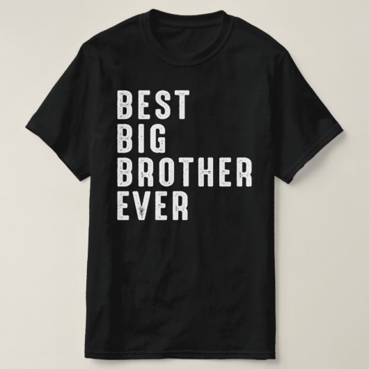Bester großer Bruder T-Shirt (Design vorne)