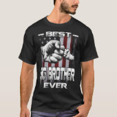 Bester GROSSER BRUDER überhaupt Faust-Stoß T - T-Shirt (Vorderseite)