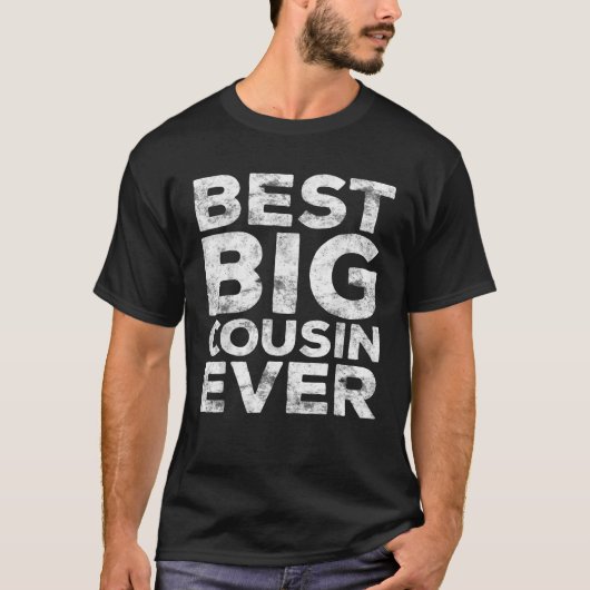 Bester großer Cousin je T-Shirt (Vorderseite)