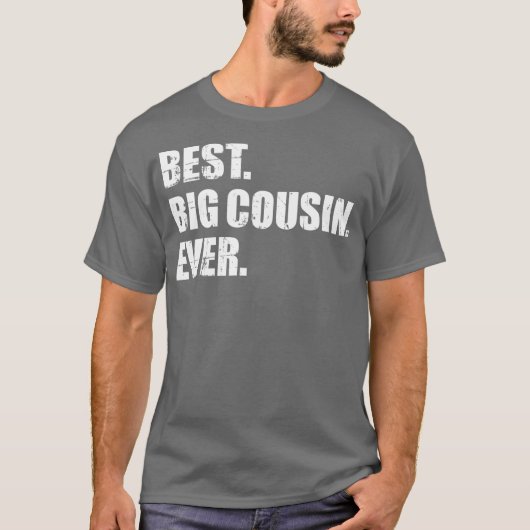 Bester großer Cousin je T-Shirt (Vorderseite)