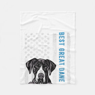 Bester Großer Dane je amerikanischer Flag Funke Do Fleecedecke