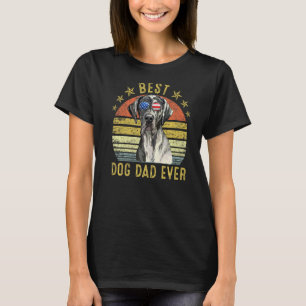 Bester großer Dane Vater je Vintager Hund T-Shirt
