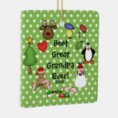 Bester Großer Opa Ever Weihnachtsschmuck (Rechts)