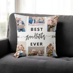 Bester Großvater je Großkinder FotoCollage Kissen<br><div class="desc">Feiern Sie die wertvolle Bindung mit dem "Besten Großvater aller Zeiten", dem Fotoklopfen der Großkinder. Dieses personalisierte Kissen besticht durch eine Collage von wertvollen Fotos, die besondere Momente mit Enkeln erfassen. Der herzliche Titel "Bester Großvater je" fügt eine liebevolle Touch hinzu. Aus hochwertigen, langlebigen Stoffen gefertigt, ist es perfekt um...</div>