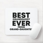 Bester Großvater je von Enkelin Mousepad (Mit Mouse)
