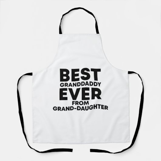 Bester Großvater je von Enkelin Schürze (Vorderseite)