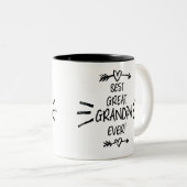 Bester Großvater je Zweifarbige Tasse (VorderseiteRechts)