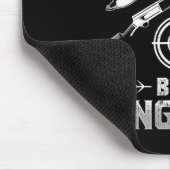Bester Großvater nach langem Schuss - Männchen Hir Mousepad (Ecke)
