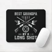 Bester Großvater nach langem Schuss - Männchen Hir Mousepad (Mit Mouse)