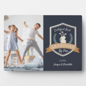 Bester Großvater nach Par | Golf Opa Foto Fotoplatte (Vorderseite)