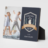 Bester Großvater nach Par | Golf Opa Foto Fotoplatte (Seite)