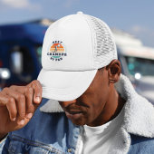 Bester Großvater Ruhender Golfplatz Vater Retro Cu Truckerkappe