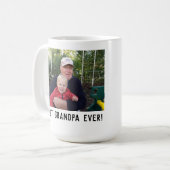 bester Großvater überhaupt einfach Kaffeetasse (Vorderseite Links)