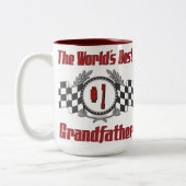 Bester Großvater überhaupt Zweifarbige Tasse (Links)