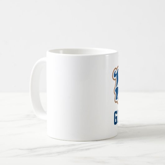 Bester Großvatereinsatz der Welt Ihr eigener Titel Kaffeetasse (Vorderseite Links)