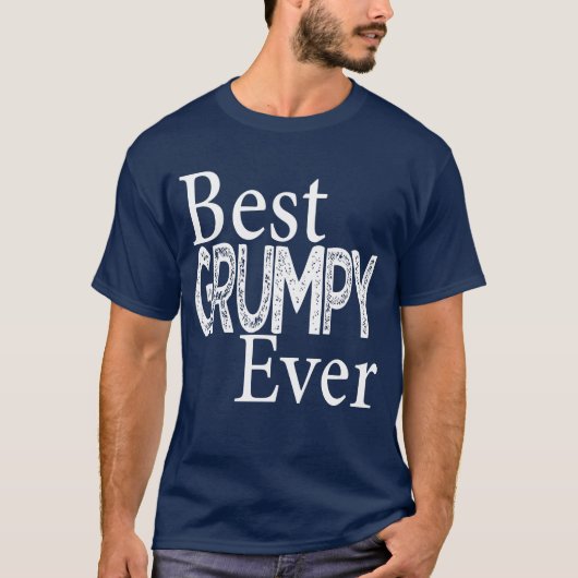 Bester Grumpy je, Vatertag Geschenk T-Shirt (Vorderseite)