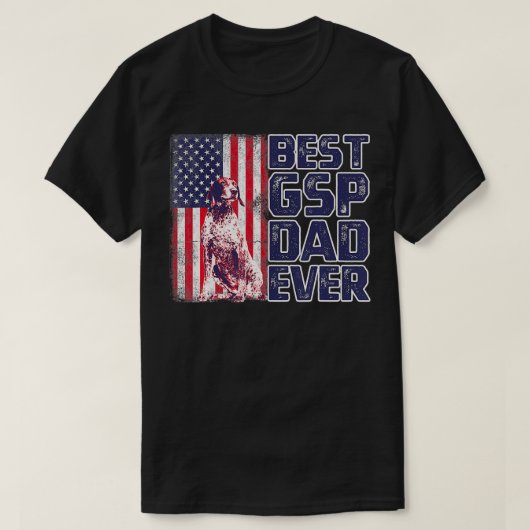 Bester GSP-Vater je T-Shirt (Design vorne)