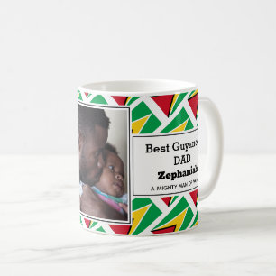 BESTER GUYANA-VATER Guyana-Flagge Personalisiertes Kaffeetasse