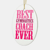 Bester Gymnastiktrainer je Keramikornament (Links)