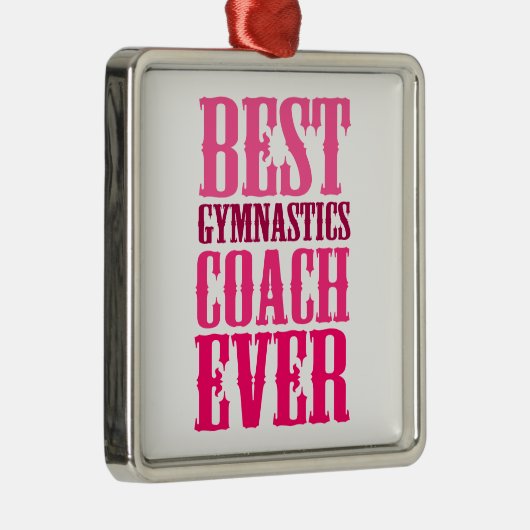 Bester Gymnastiktrainer je Silbernes Ornament (Rechts)