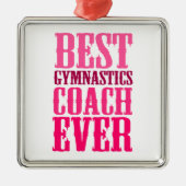 Bester Gymnastiktrainer je Silbernes Ornament (Vorne)