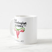 Bester Gynäkologe auf Town MD Dr. Name Coffee Tass Kaffeetasse (Vorderseite Links)