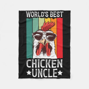 Bester Hähnchen-Onkel der Welt Hähnchenbesitzer Hä Fleecedecke