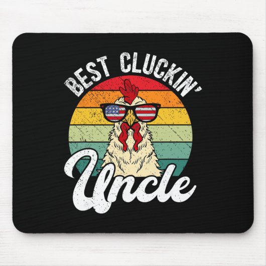 Bester Hähnchen-Onkel Hähnchenbesitzer Hähnchenzüc Mousepad (Vorne)
