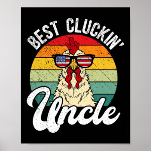 Bester Hähnchen-Onkel Hähnchenbesitzer Hähnchenzüc Poster