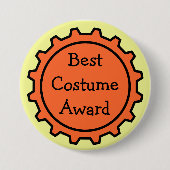 Bester Halloween-Kostüm-Preis-Knopf Button (Vorderseite)