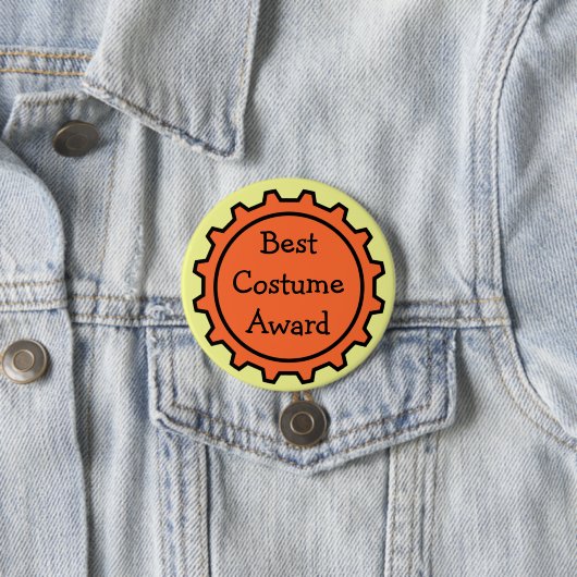 Bester Halloween-Kostüm-Preis-Knopf Button (Beispiel)