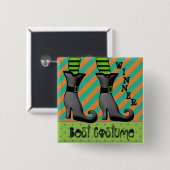 Bester Halloween-Kostümsieger Button (Vorne & Hinten)