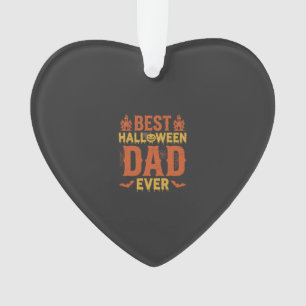 Bester Halloween-Vater überhaupt Vintage abgenutzt Ornament