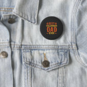 Bester Halloween-Vater überhaupt Vintage-Distresse Button (Beispiel)