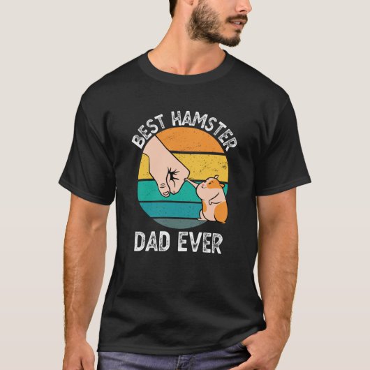 Bester Hamster Vater Ever Funny Hamster Owner Gesc T-Shirt (Vorderseite)
