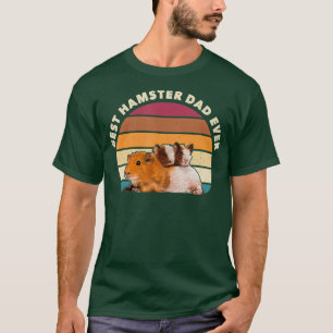 Bester Hamster-Vater je Retro Vintag Hamster T-Shirt