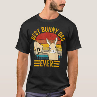 Bester Hasen-Vater Aller Zeiten Kaninchenliebhaber T-Shirt
