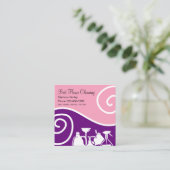 Bester Haus-Reinigungs-Service Quadratische Visitenkarte (Stehend Vorderseite)