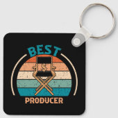 Bester Hersteller - Retro-Style-Schlüsselanhänger Schlüsselanhänger (Rückseite)